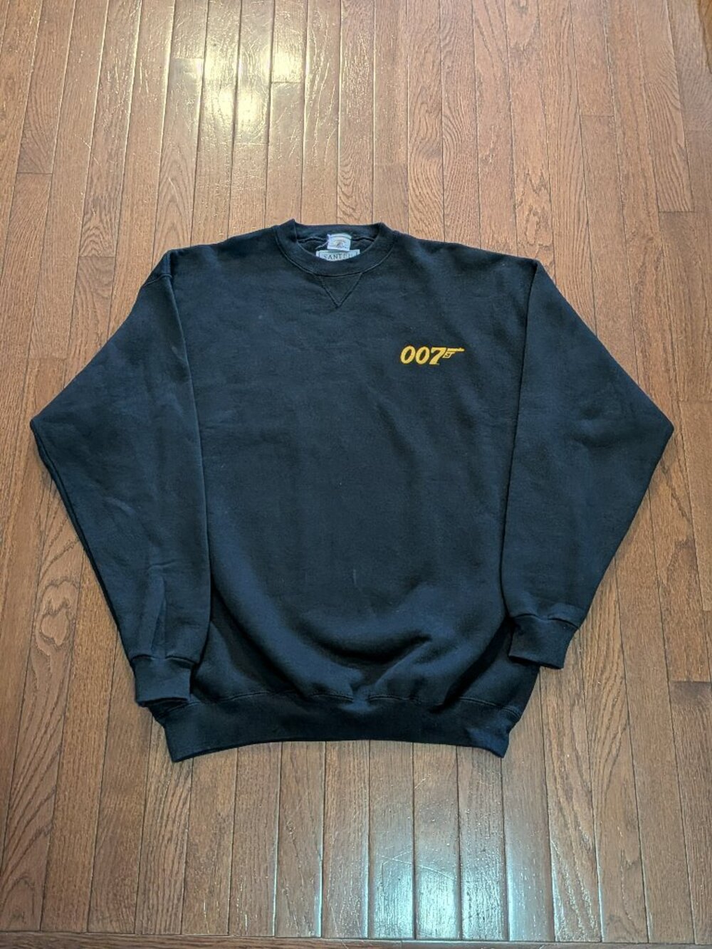90's 007 James Bond Embroidered MGM Santee Hvywt (Heavyweight) Promo Crewneck -